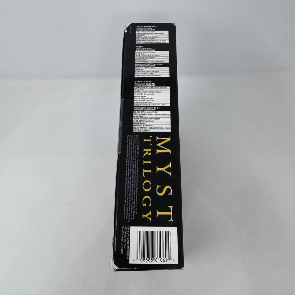 Myst Trilogy (Windows/Mac, 2002) - Big Box - Brand New Sealed - Rare - Picture 9 of 9